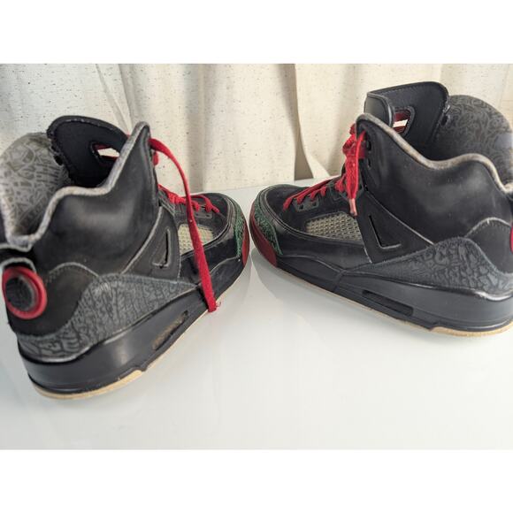 Nike Air Jordan Spizike OG Black Varsity Red Green Men's 315371-026 Size 8.5 - Picture 8 of 14
